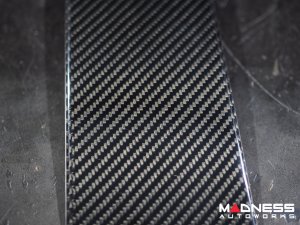 Alfa Romeo Giulia Exterior Door Pillars - Carbon Fiber - Feroce Carbon Alfa Romeo Giulia Exterior Door Pillars - Carbon Fiber - Feroce Carbon